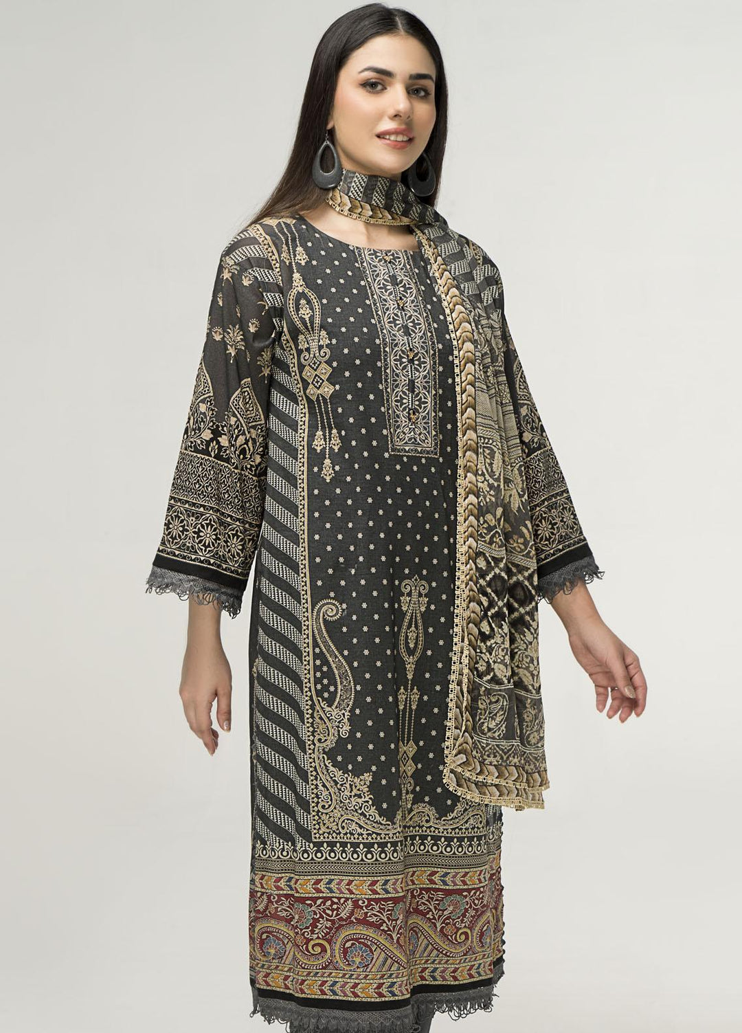 Crystal by Ittehad Textiles Digital Printed Lawn Suits Unstitched 2 Piece IT22CRP LF-DC1-2203 - Summer Collection