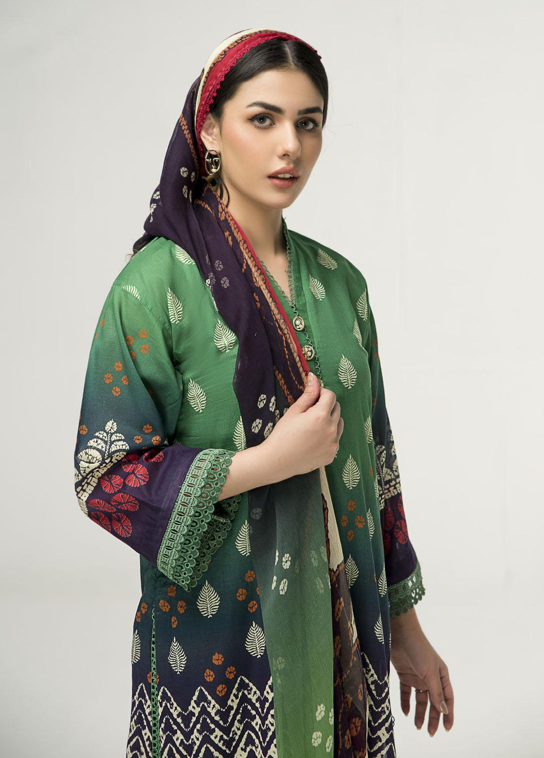 Crystal by Ittehad Textiles Digital Printed Lawn Suits Unstitched 2 Piece IT22CRP LF-DC1-2204 - Summer Collection