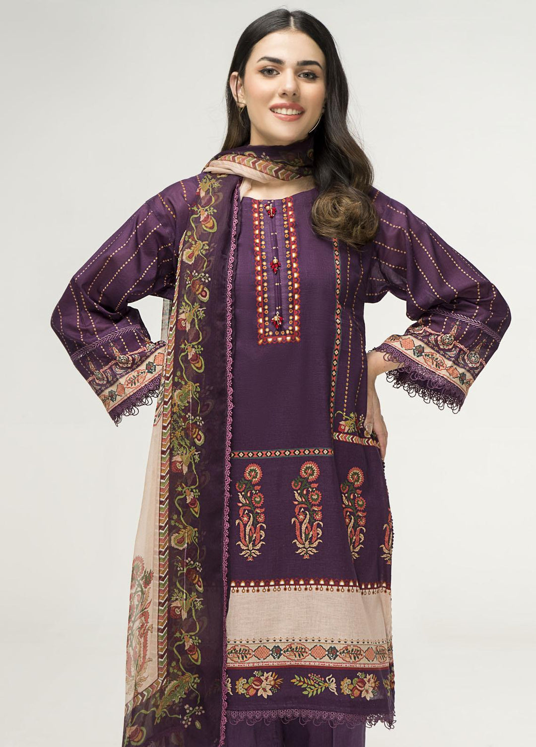 Crystal by Ittehad Textiles Digital Printed Lawn Suits Unstitched 2 Piece IT22CRP LF-DC1-2206 - Summer Collection