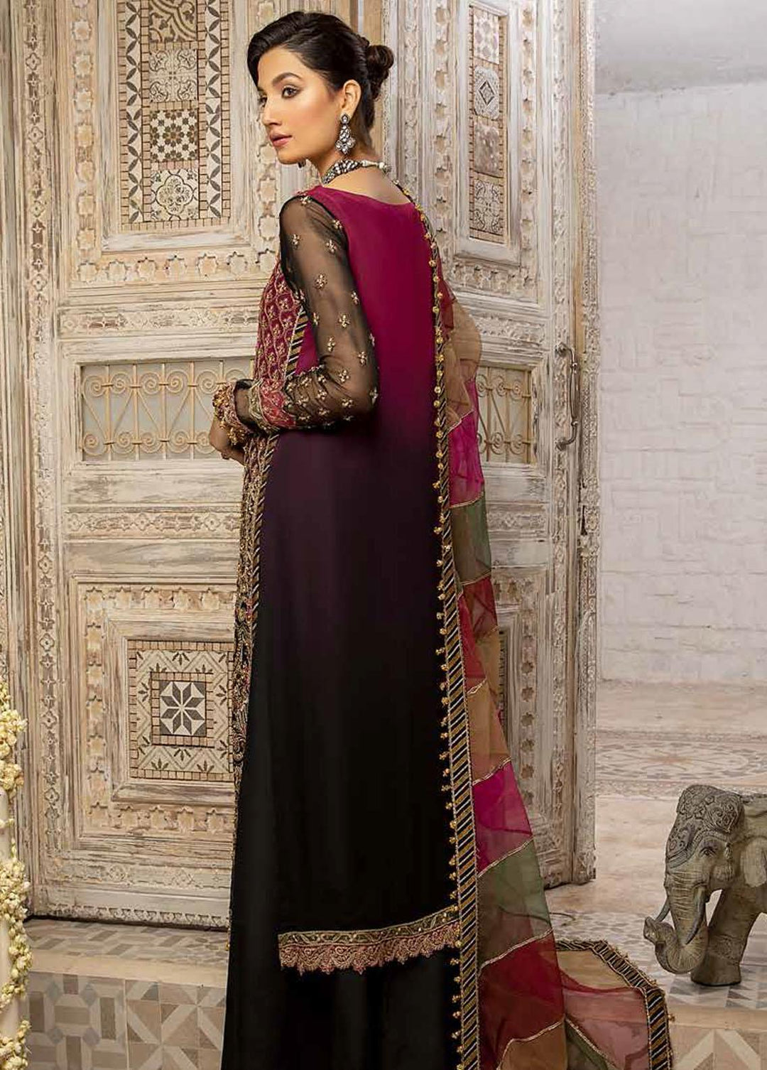 Dastan-e-Jashan By Charizma Embroidered Chiffon Suits Unstitched 3 Piece CRZ22DJ DJ-02 - Formal Collection