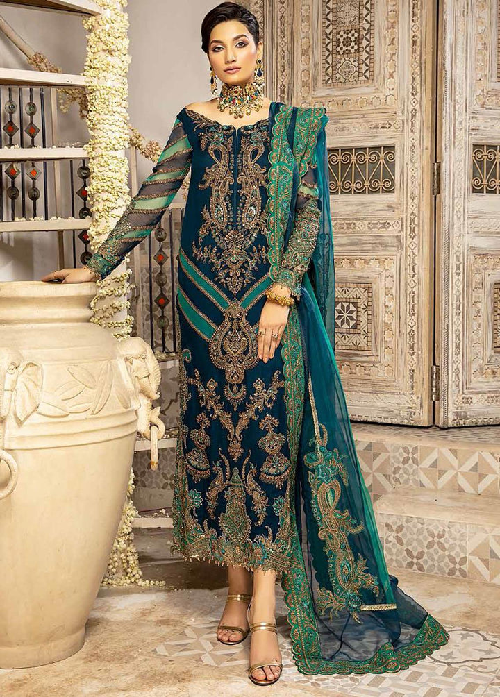 Dastan-e-Jashan By Charizma Embroidered Chiffon Suits Unstitched 3 Piece CRZ22DJ DJ-03 - Formal Collection