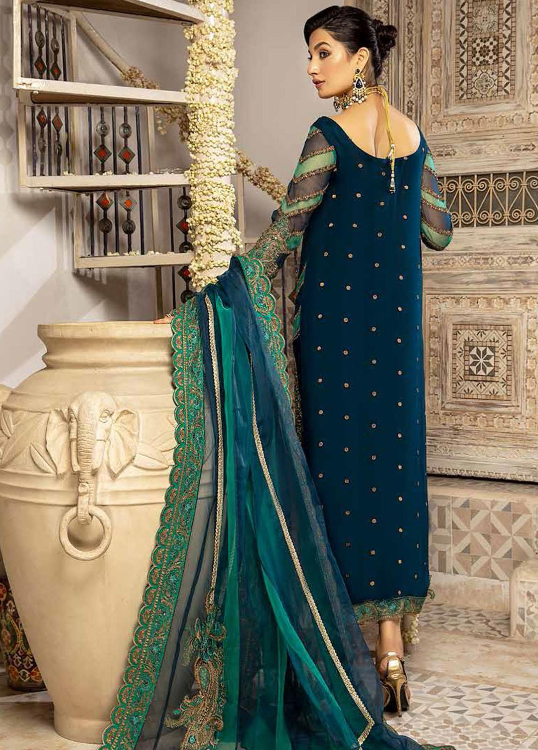 Dastan-e-Jashan By Charizma Embroidered Chiffon Suits Unstitched 3 Piece CRZ22DJ DJ-03 - Formal Collection