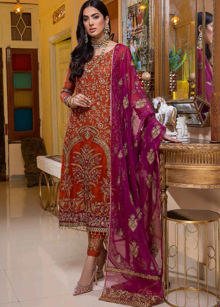 Dastan-e-Jashan By Charizma Embroidered Chiffon Suits Unstitched 3 Piece CRZ22DJ DJ-05 - Formal Collection