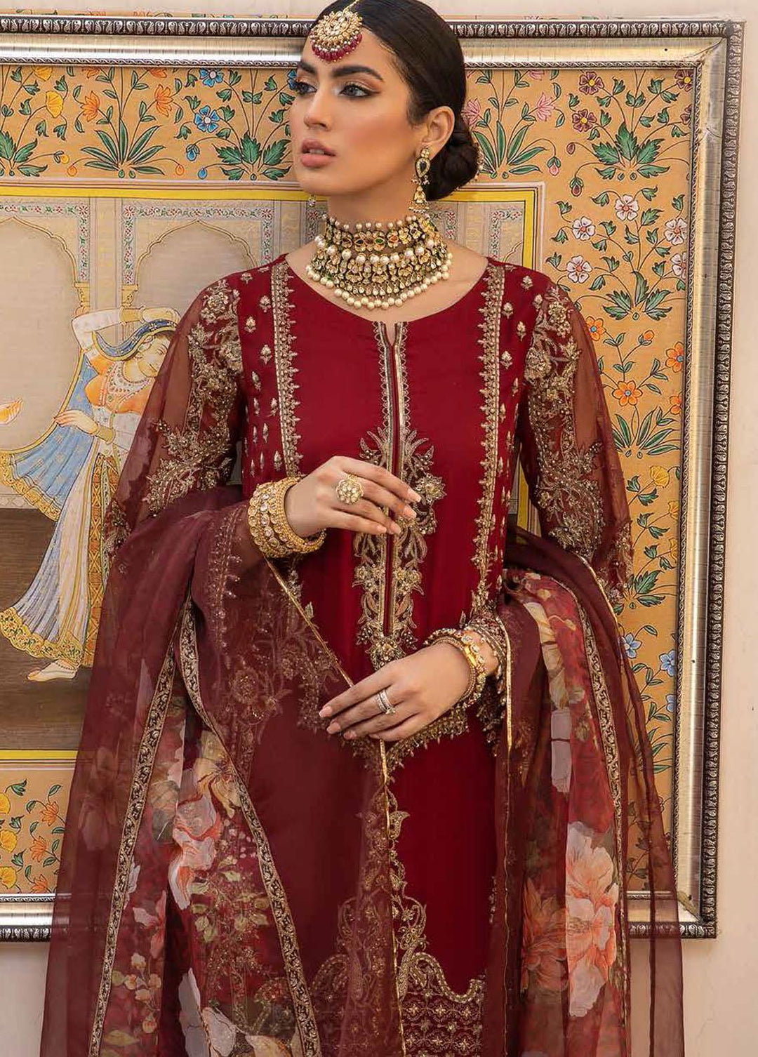 Dastan-e-Jashan By Charizma Embroidered Chiffon Suits Unstitched 3 Piece CRZ22DJ DJ-08 - Formal Collection