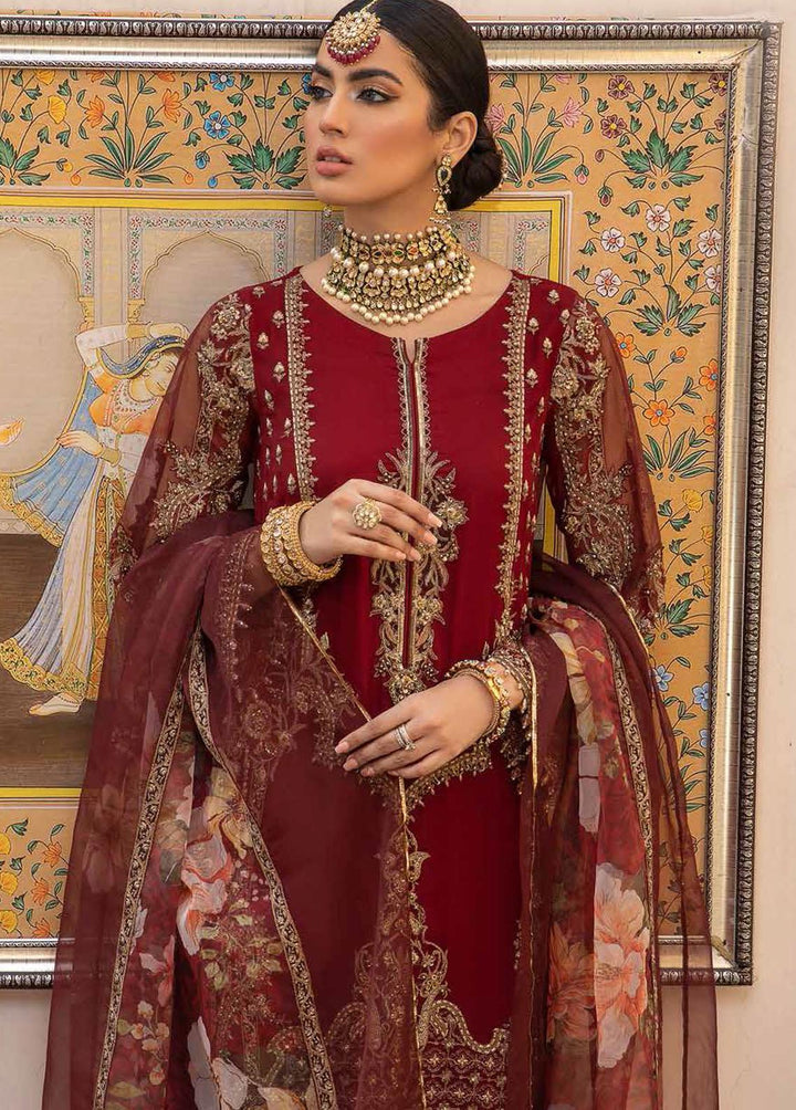 Dastan-e-Jashan By Charizma Embroidered Chiffon Suits Unstitched 3 Piece CRZ22DJ DJ-08 - Formal Collection