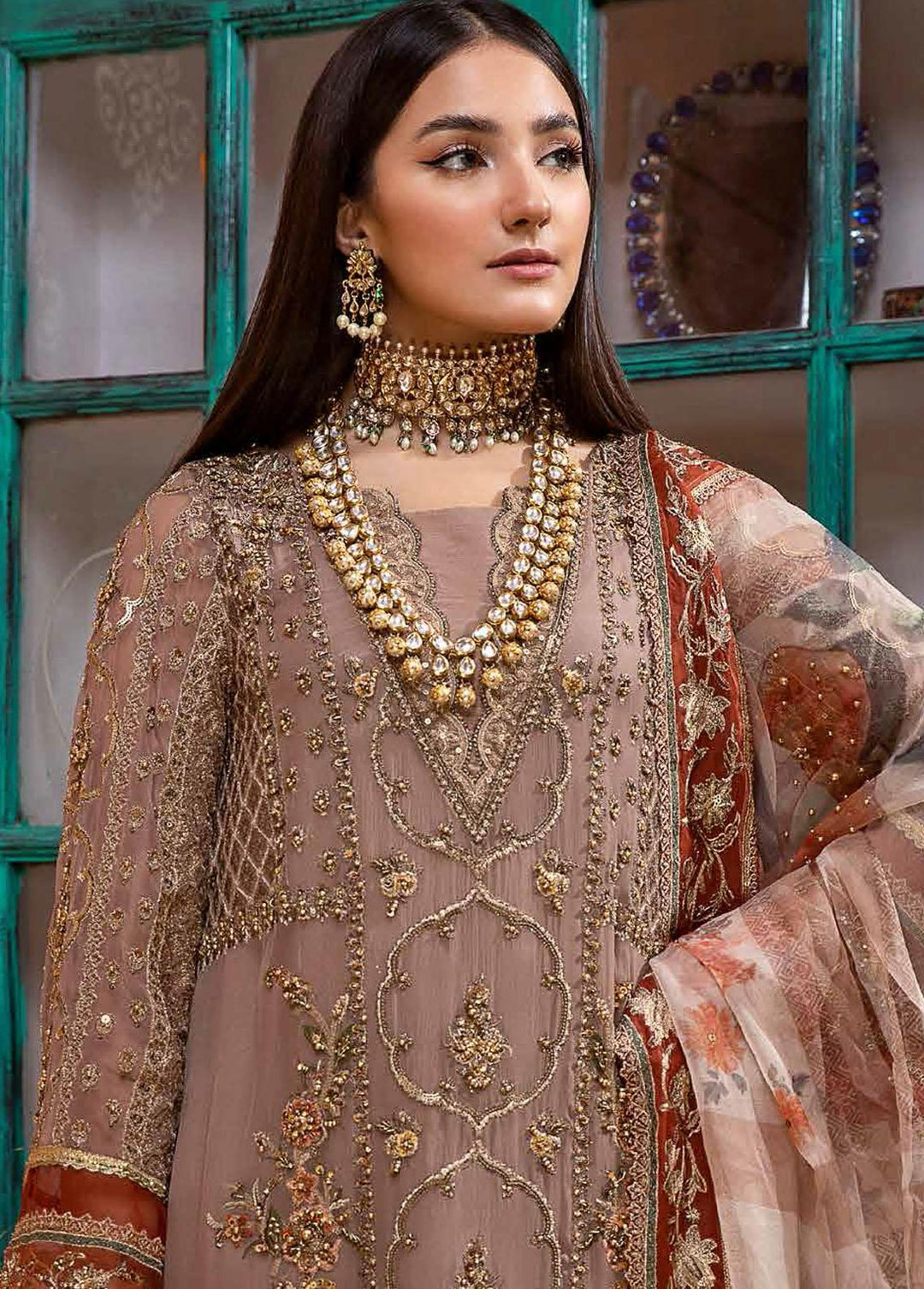 Dastan-e-Jashan By Charizma Embroidered Chiffon Suits Unstitched 3 Piece CRZ22DJ DJ-09 - Formal Collection