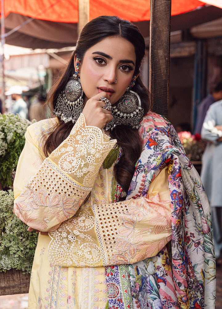 Sahakari by Sahane Embroidered Lawn Suits Unstitched 3 Piece SNE24SK CT-10003 Zeenat - Summer Collection