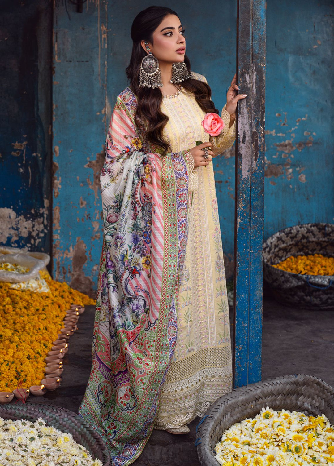 Sahakari by Sahane Embroidered Lawn Suits Unstitched 3 Piece SNE24SK CT-10003 Zeenat - Summer Collection