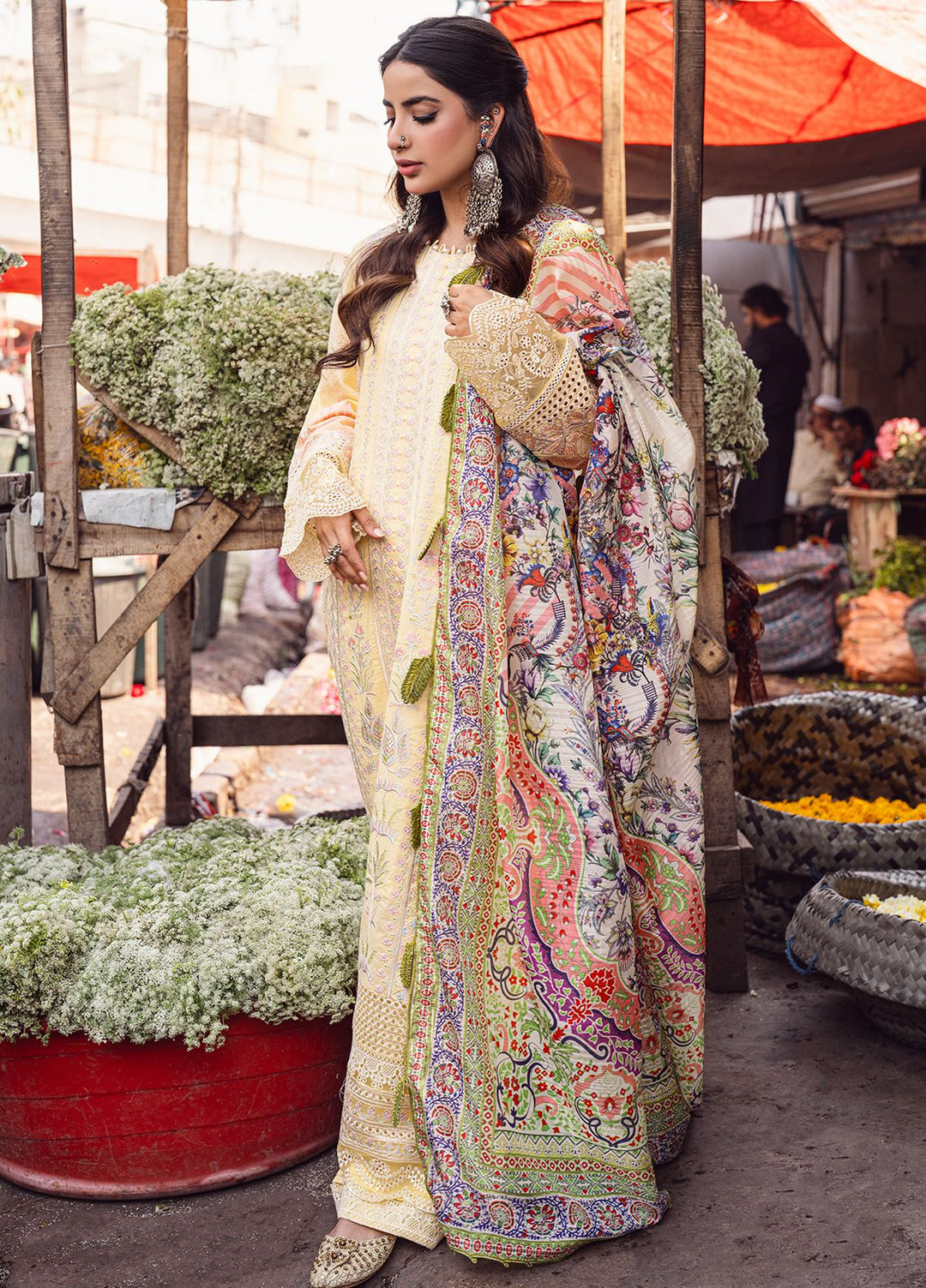 Sahakari by Sahane Embroidered Lawn Suits Unstitched 3 Piece SNE24SK CT-10003 Zeenat - Summer Collection