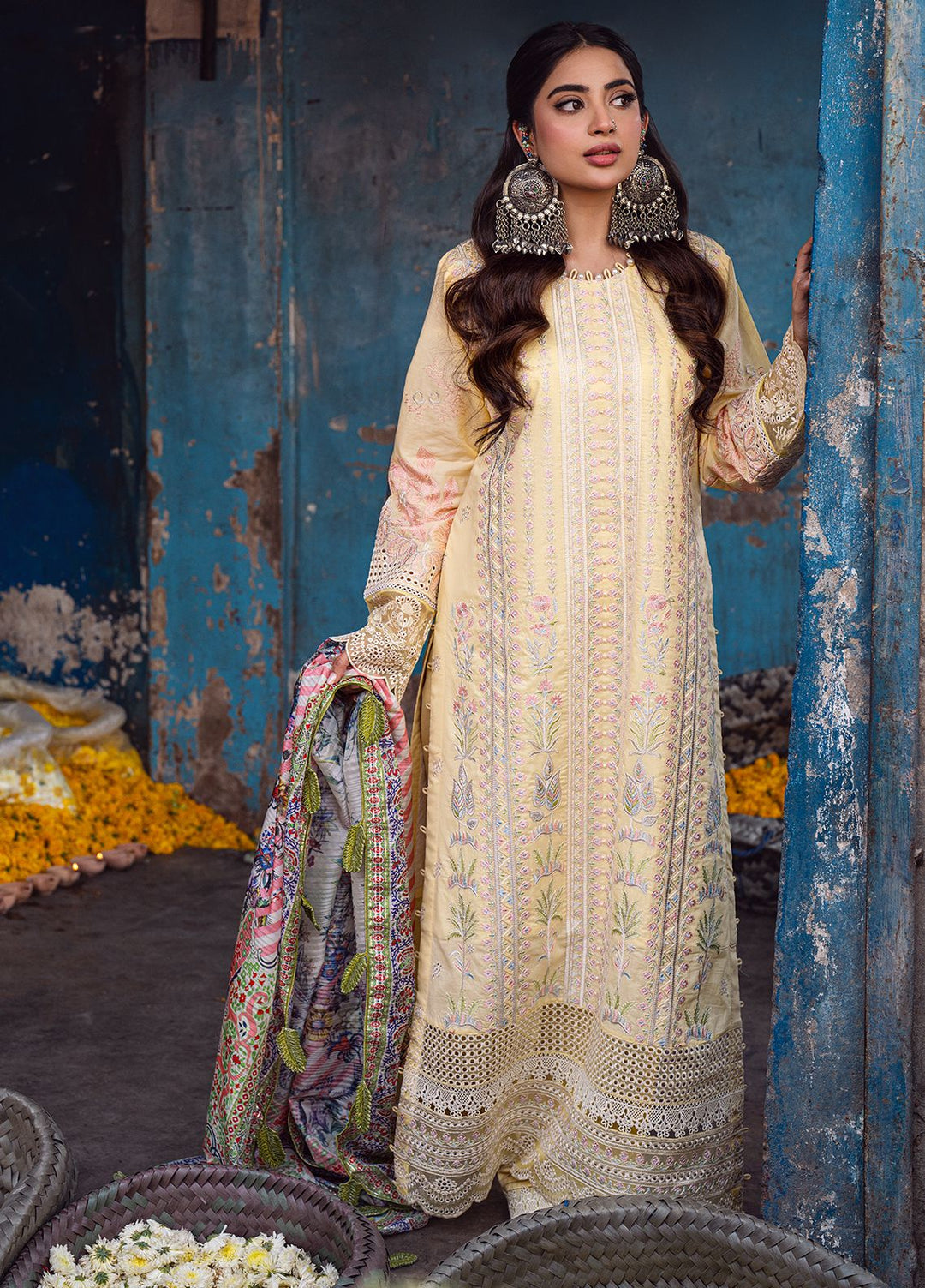 Sahakari by Sahane Embroidered Lawn Suits Unstitched 3 Piece SNE24SK CT-10003 Zeenat - Summer Collection