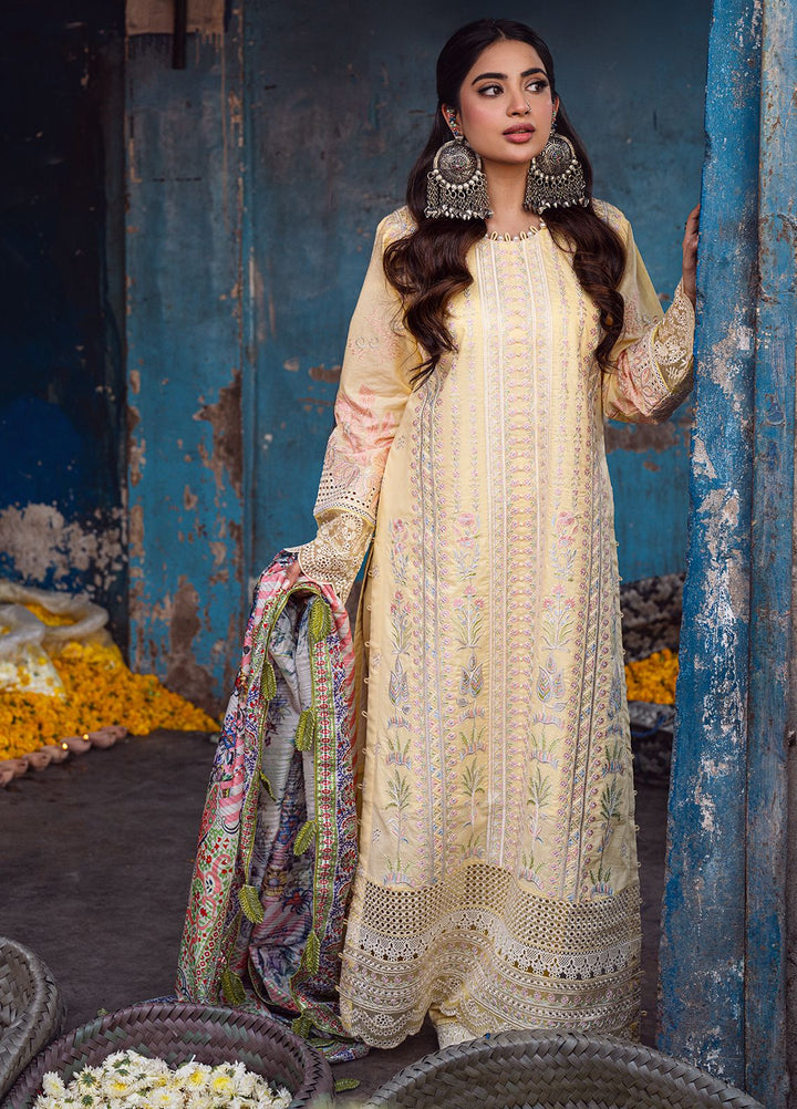 Sahakari by Sahane Embroidered Lawn Suits Unstitched 3 Piece SNE24SK CT-10003 Zeenat - Summer Collection