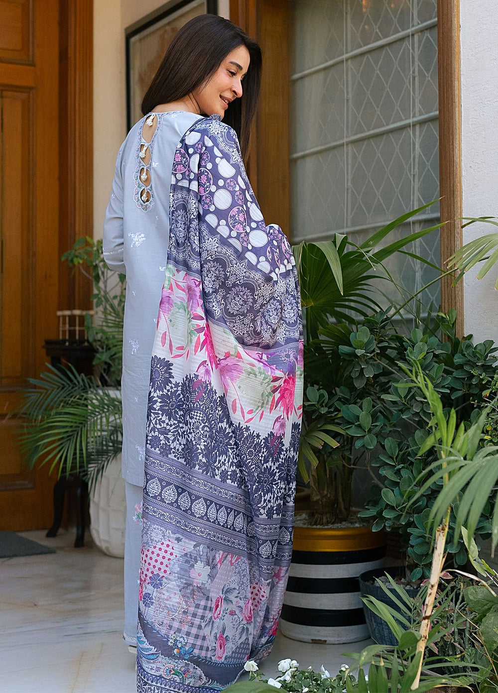 Sahakari by Sahane Embroidered Lawn Suits Unstitched 3 Piece SNE24SK CT-10007 Dastaan - Summer Collection