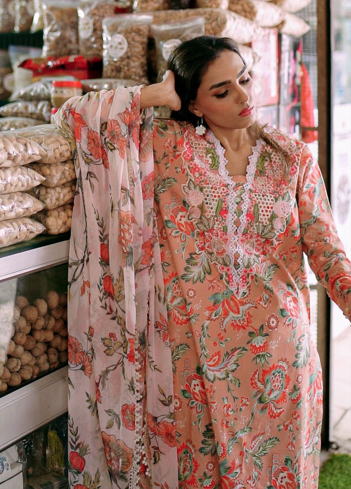Mehr by Sahane Embroidered Lawn Suits Unstitched 3 Piece SNE24M CT-9001 Celestial Charm - Spring Summer Collection