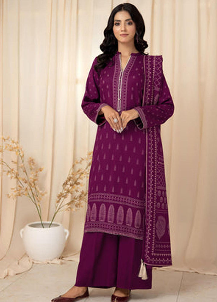 Lakhany Printed Cashmere Wool Suits Unstitched 3 Piece LSM22CV CVC-1001-A - Winter Collection