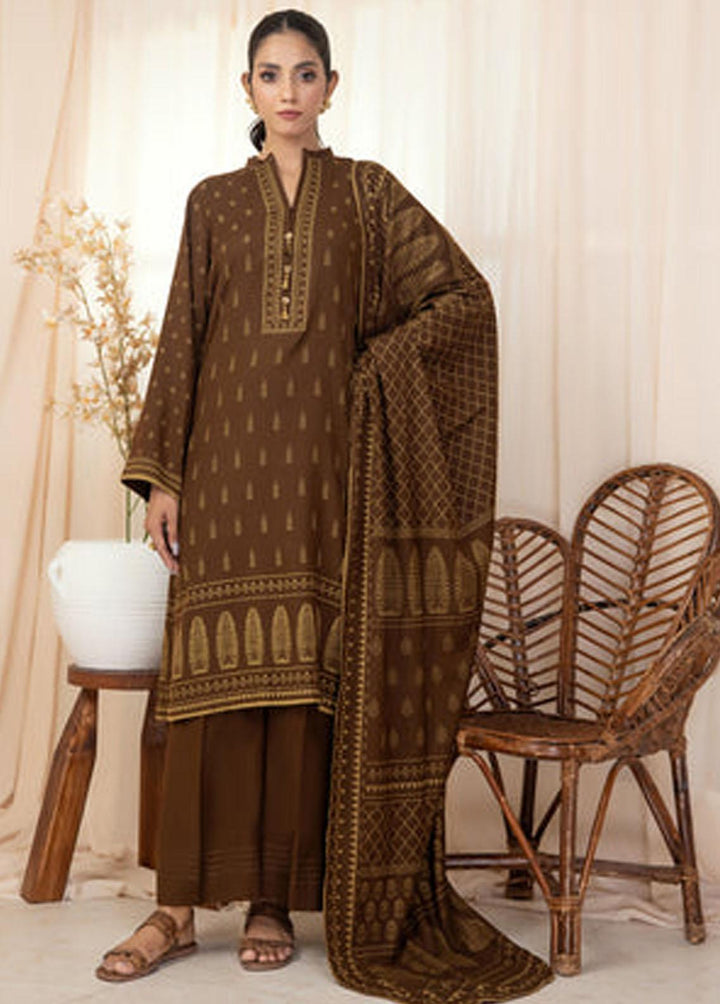 Lakhany Printed Cashmere Wool Suits Unstitched 3 Piece LSM22CV CVC-1001-B - Winter Collection