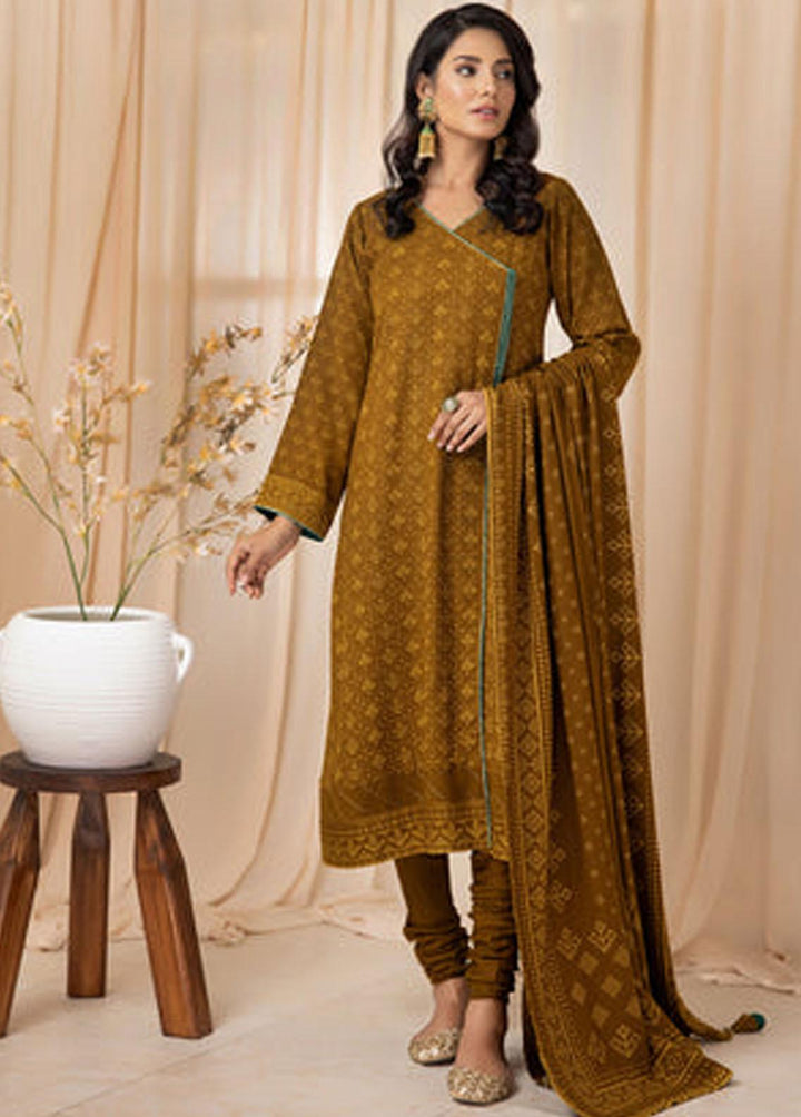 Lakhany Printed Cashmere Wool Suits Unstitched 3 Piece LSM22CV CVC-1002-B - Winter Collection