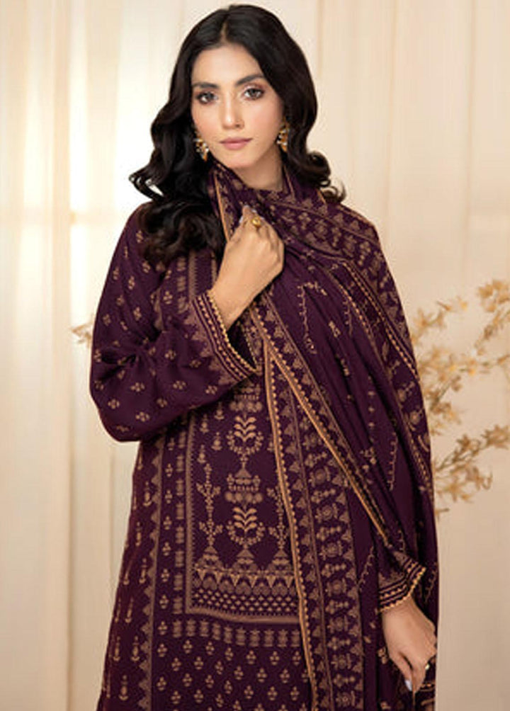 Lakhany Printed Cashmere Wool Suits Unstitched 3 Piece LSM22CV CVC-1003-A - Winter Collection
