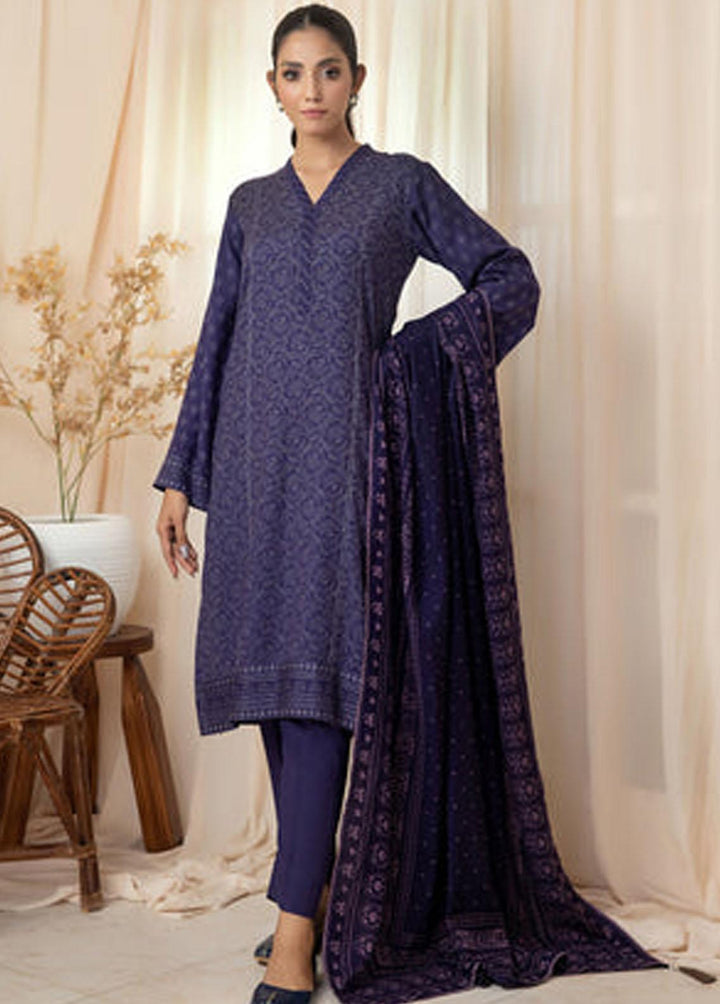 Lakhany Printed Cashmere Wool Suits Unstitched 3 Piece LSM22CV CVC-1004-A - Winter Collection