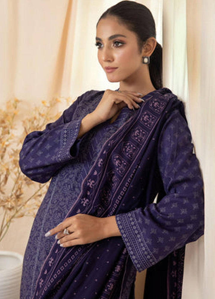 Lakhany Printed Cashmere Wool Suits Unstitched 3 Piece LSM22CV CVC-1004-A - Winter Collection