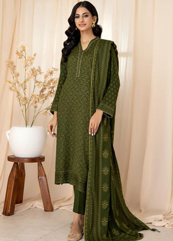Lakhany Printed Cashmere Wool Suits Unstitched 3 Piece LSM22CV CVC-1004-C - Winter Collection