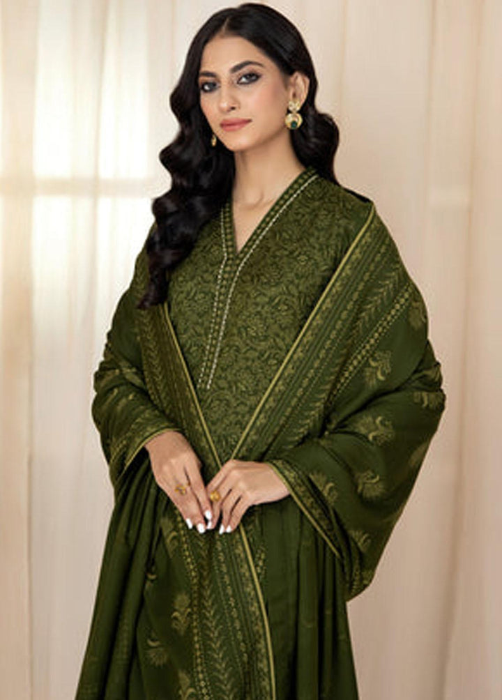 Lakhany Printed Cashmere Wool Suits Unstitched 3 Piece LSM22CV CVC-1004-C - Winter Collection