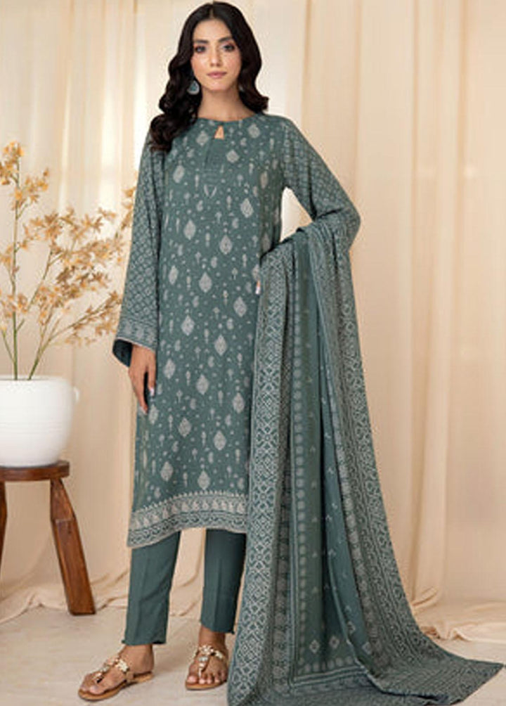 Lakhany Printed Cashmere Wool Suits Unstitched 3 Piece LSM22CV CVC-1005-C - Winter Collection