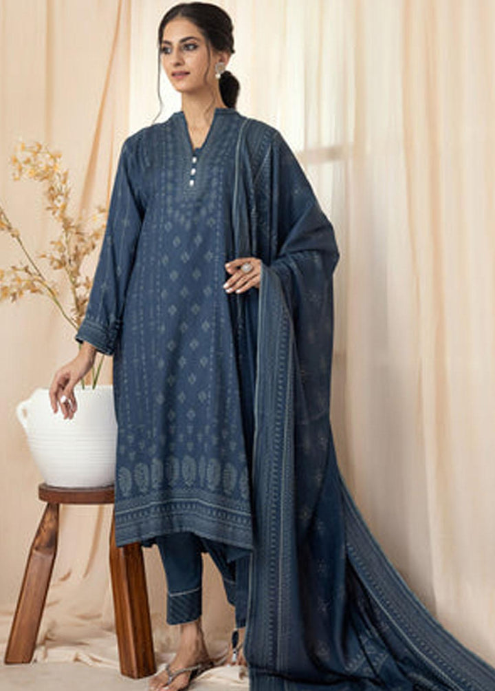 Lakhany Printed Cashmere Wool Suits Unstitched 3 Piece LSM22CV CVC-1006-C - Winter Collection