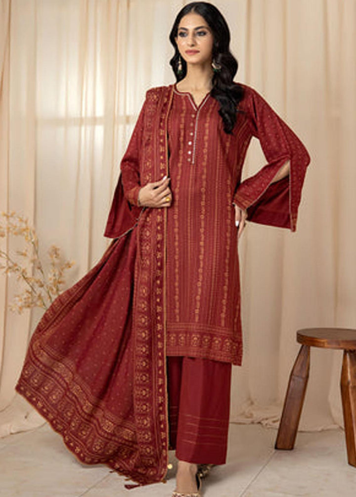Lakhany Printed Cashmere Wool Suits Unstitched 3 Piece LSM22CV CVC-1007-A - Winter Collection