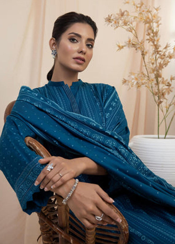 Lakhany Printed Cashmere Wool Suits Unstitched 3 Piece LSM22CV CVC-1007-B - Winter Collection