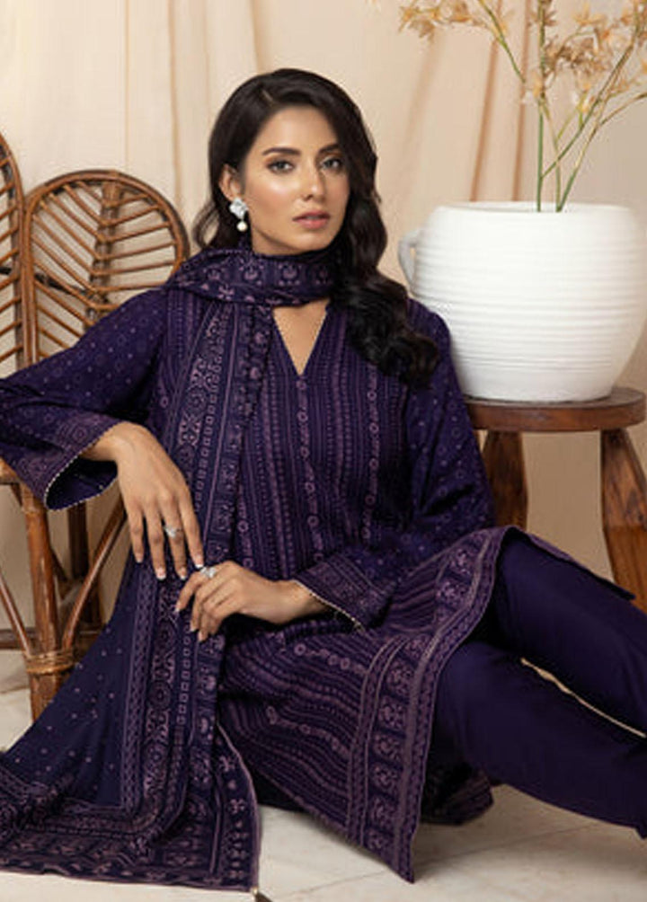 Lakhany Printed Cashmere Wool Suits Unstitched 3 Piece LSM22CV CVC-1007-C - Winter Collection
