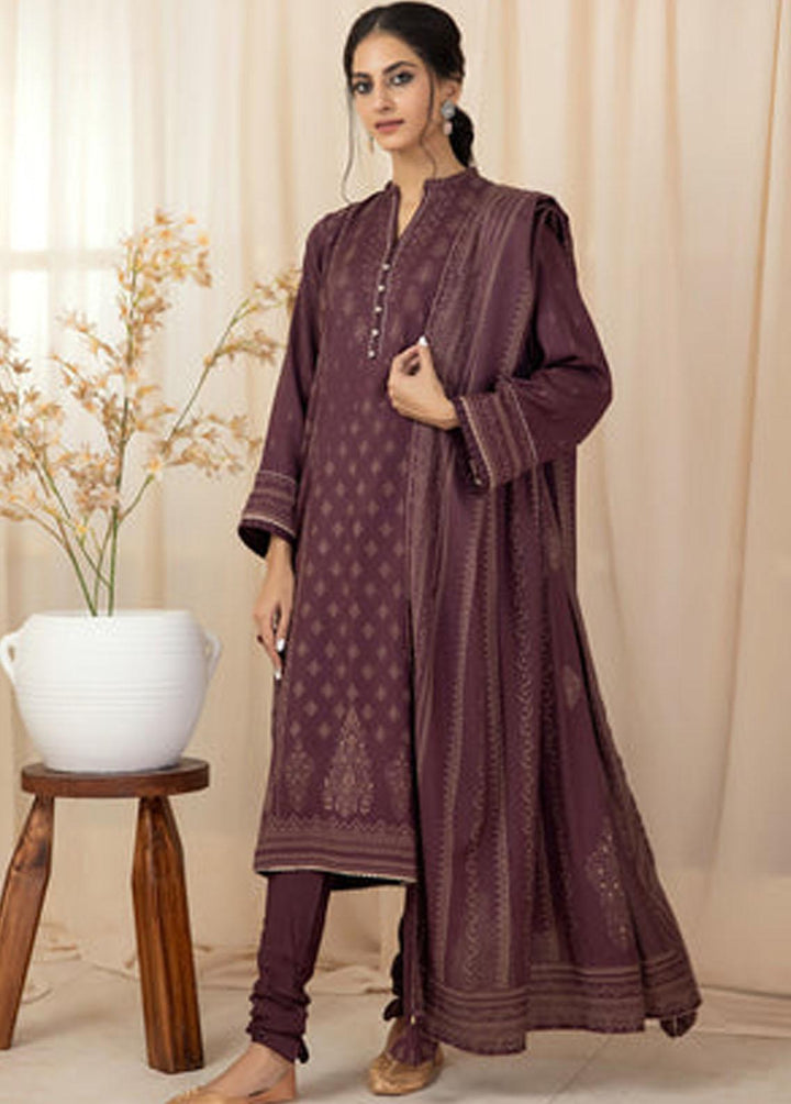 Lakhany Printed Cashmere Wool Suits Unstitched 3 Piece LSM22CV CVC-1008-A - Winter Collection