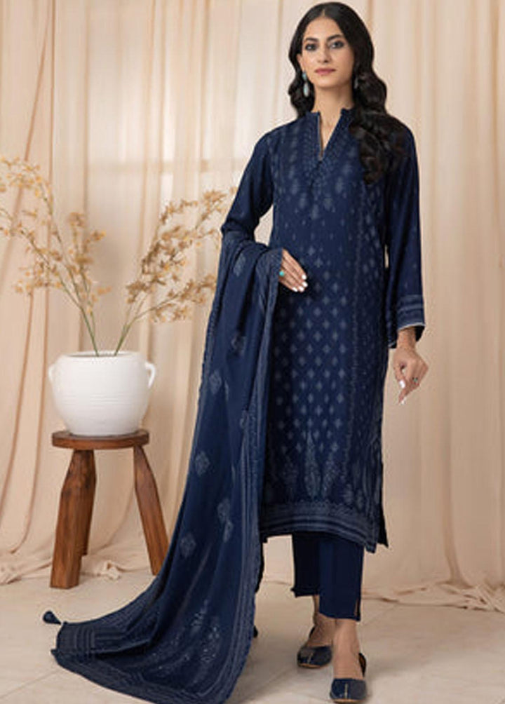 Lakhany Printed Cashmere Wool Suits Unstitched 3 Piece LSM22CV CVC-1008-B - Winter Collection