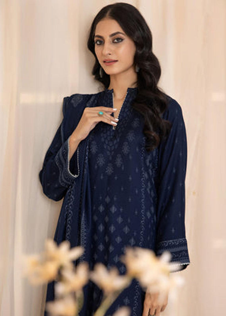 Lakhany Printed Cashmere Wool Suits Unstitched 3 Piece LSM22CV CVC-1008-B - Winter Collection