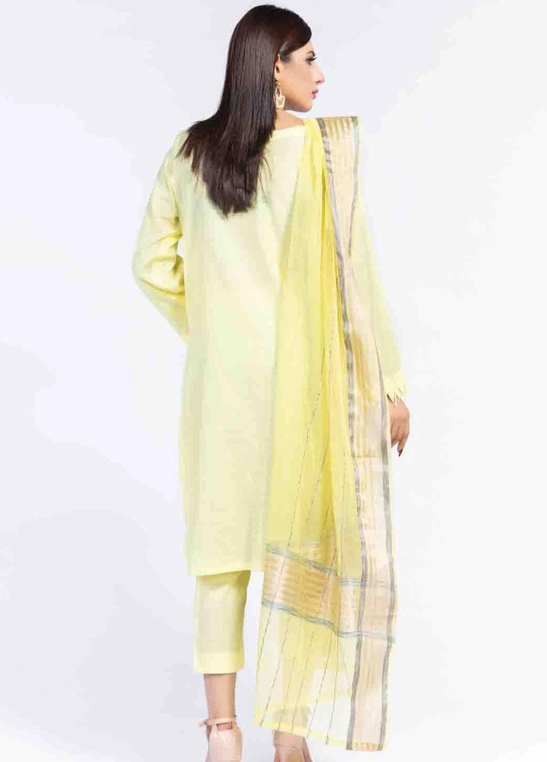 Cyan Embroidered Lawn Suits Unstitched 3 Piece CN21LJ CY-029 - Summer Collection