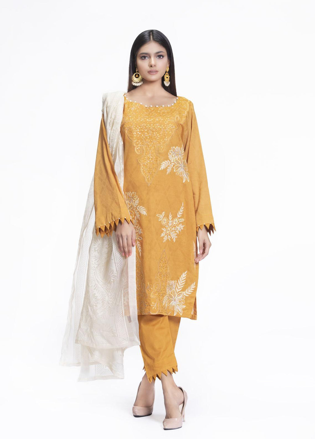 Cyan Embroidered Lawn Suits Unstitched 3 Piece CN21L D-007 - Summer Collection