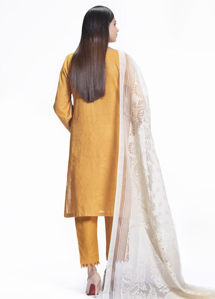 Cyan Embroidered Lawn Suits Unstitched 3 Piece CN21L D-007 - Summer Collection