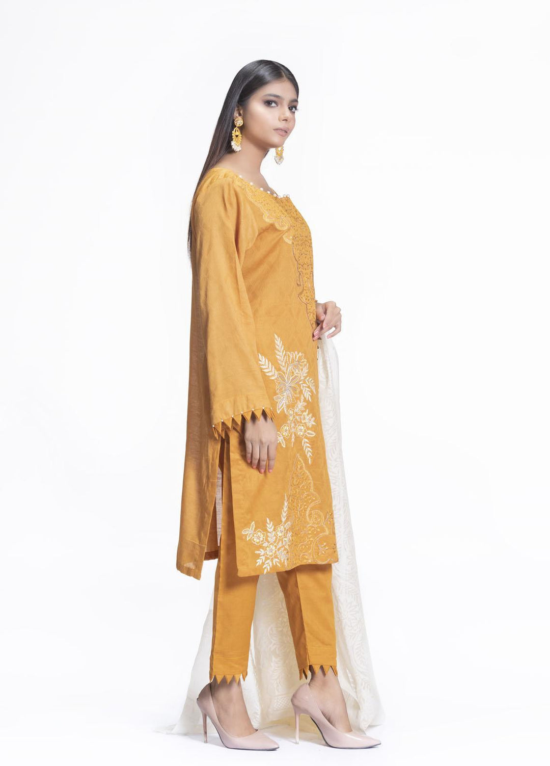 Cyan Embroidered Lawn Suits Unstitched 3 Piece CN21L D-007 - Summer Collection