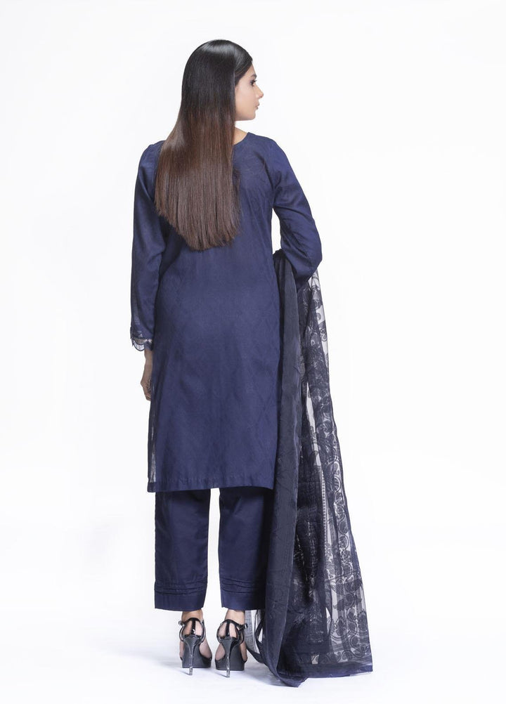 Cyan Embroidered Lawn Suits Unstitched 3 Piece CN21L D-009 - Summer Collection