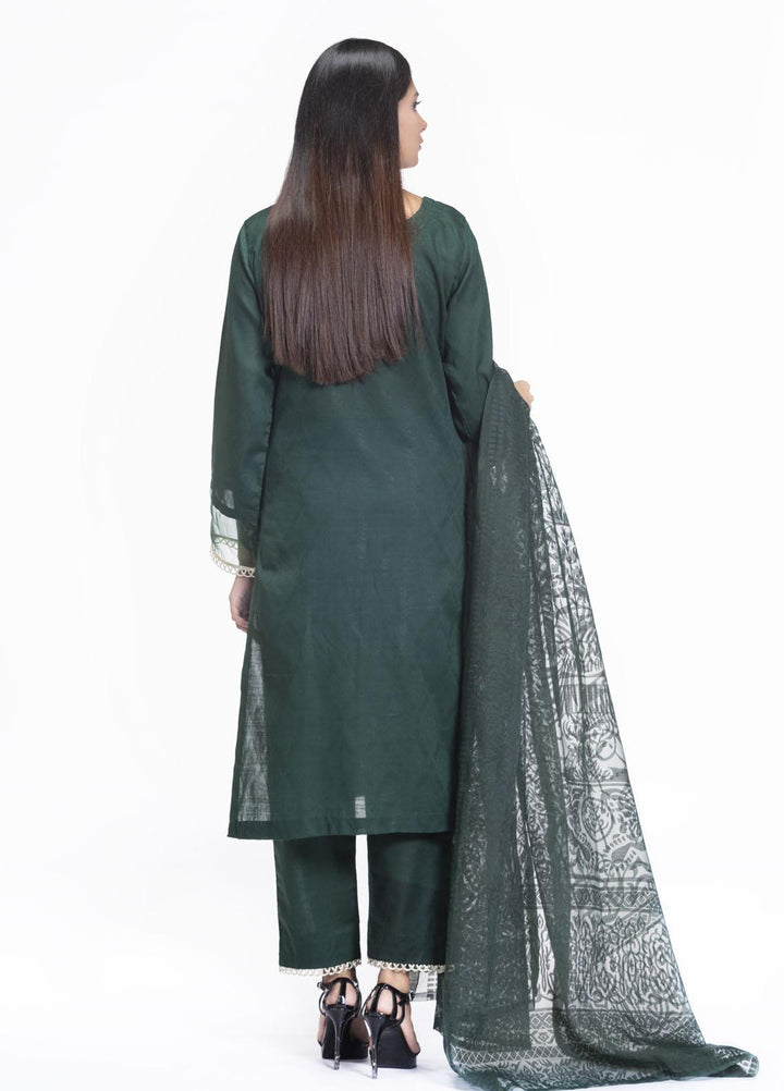 Cyan Embroidered Lawn Suits Unstitched 3 Piece CN21L D-010 - Summer Collection