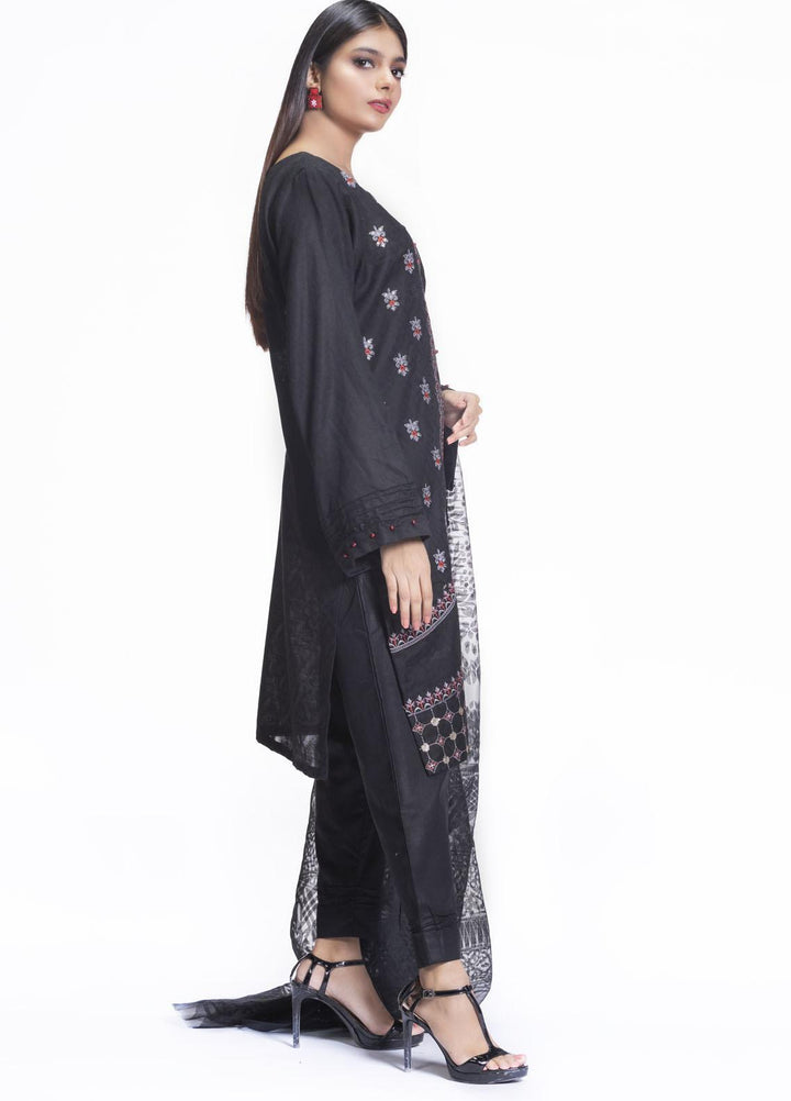 Cyan Embroidered Lawn Suits Unstitched 3 Piece CN21L D-011 - Summer Collection
