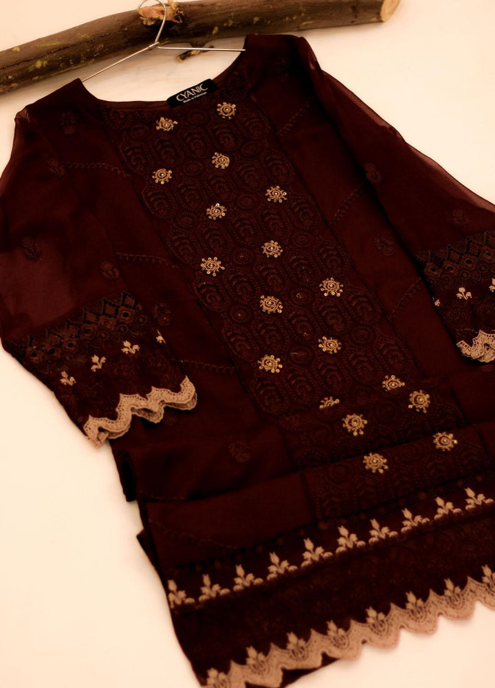 Cyanic Casual Pret  Chiffon 2 Piece Suit CYN23ZN Jester Brown