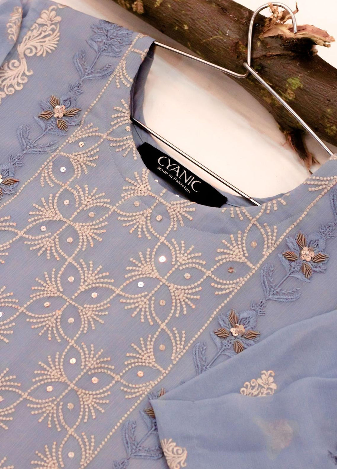 Cyanic Casual Pret  Chiffon 2 Piece Suit CYN23ZN Glory Mist