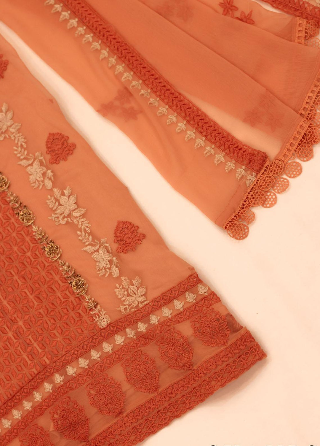 Cyanic Casual Pret  Chiffon 2 Piece Suit CYN23ZN Blushing Peach