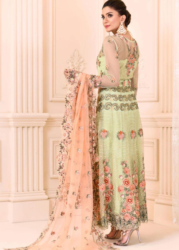 Cynthia by Noorangi Embroidered Net Suits Unstitched 4 Piece NG21CN Mahgul - Luxury Formals Collection