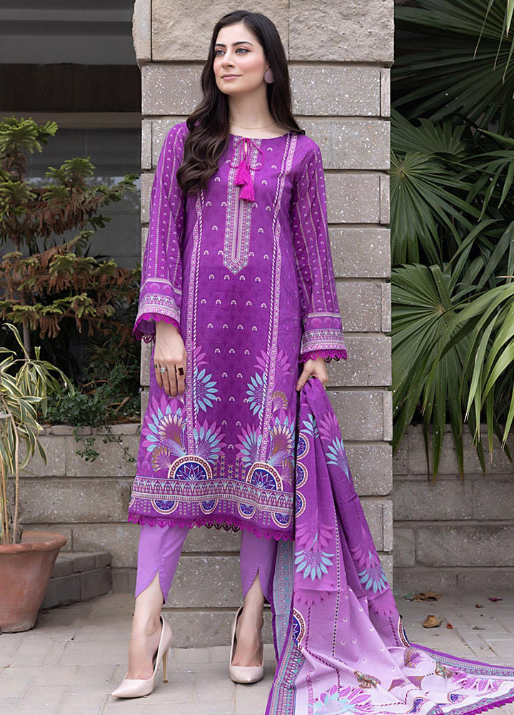 Salina By Regalia Textiles Printed Cotton Suits Unstitched 3 Piece RGT23SMS D-03 - Mid Summer Collection