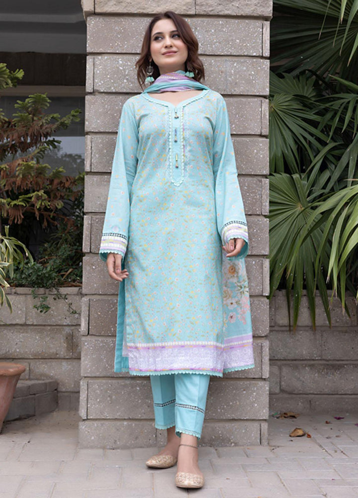 Salina By Regalia Textiles Printed Cotton Suits Unstitched 3 Piece RGT23SMS D-04 - Mid Summer Collection