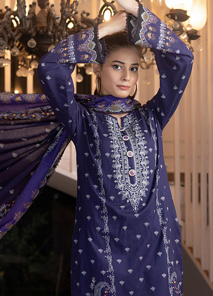 Salina By Regalia Textiles Printed Cotton Suits Unstitched 3 Piece RGT23SMS D-05 - Mid Summer Collection