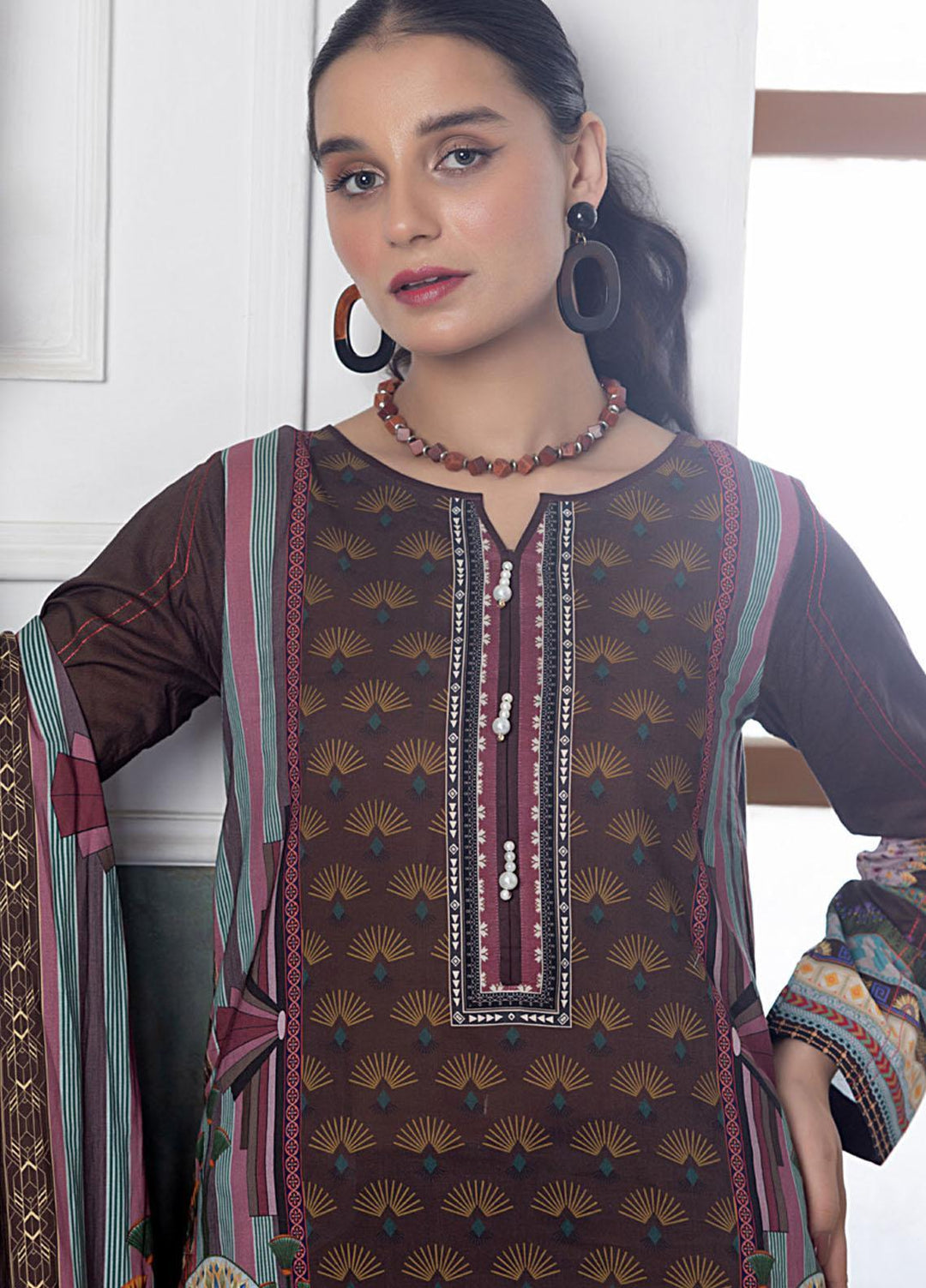 Salina By Regalia Textiles Printed Cotton Suits Unstitched 3 Piece RGT23SMS D-07 - Mid Summer Collection