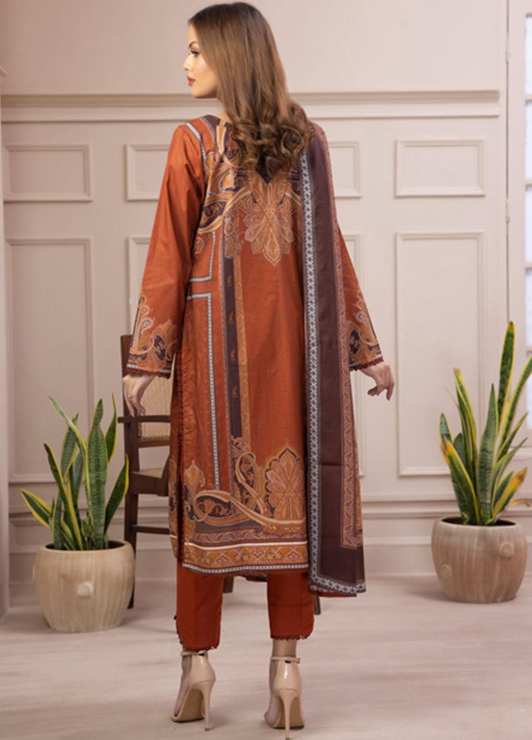 Salina By Regalia Textiles Printed Cotton Suits Unstitched 3 Piece RGT23SMS D-08 - Mid Summer Collection