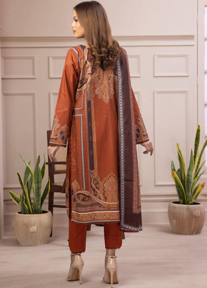 Salina By Regalia Textiles Printed Cotton Suits Unstitched 3 Piece RGT23SMS D-08 - Mid Summer Collection